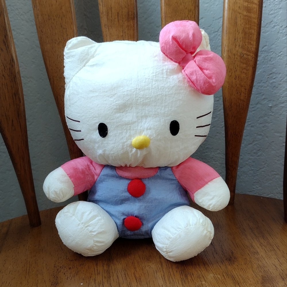 Hello Kitty 90's Stuffed Nylon Parachute Puffy Sanrio